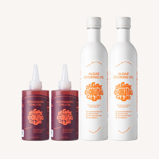 Algae Cooking Club The Heat Bundle Oil White Smoke 4 Bottles