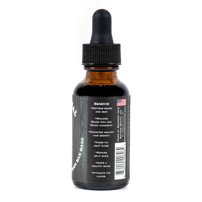 Badass Beard Care The Original Beard Oil OIL Dark Slate Gray BABC