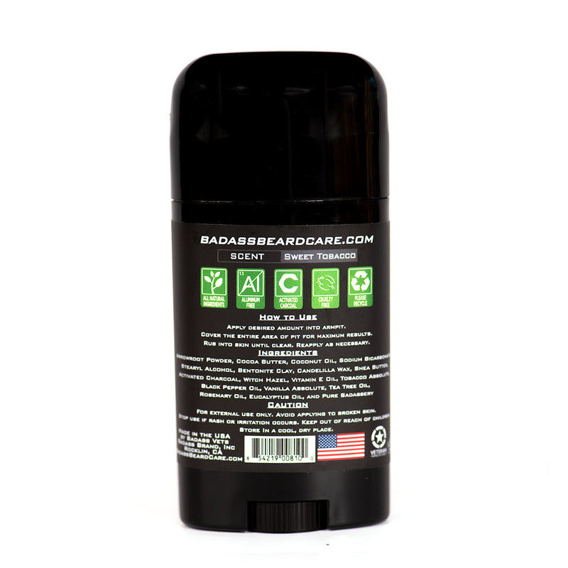 Badass Beard Care The Outlaw Deodorant Stick DEODORANT Black BABC