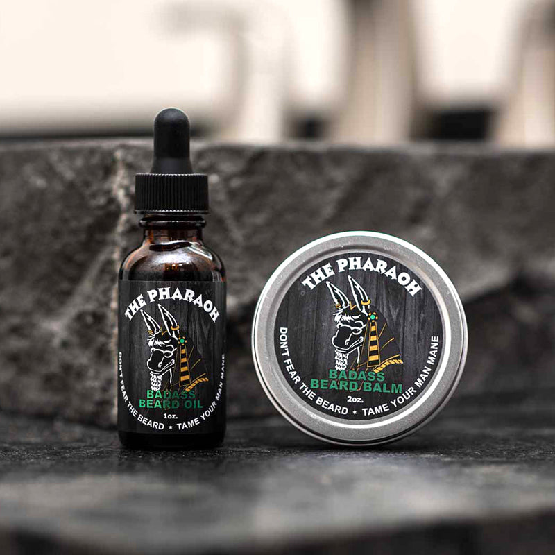 Badass Beard Care The Pharaoh Beard Oil OIL Dark Slate Gray BABC