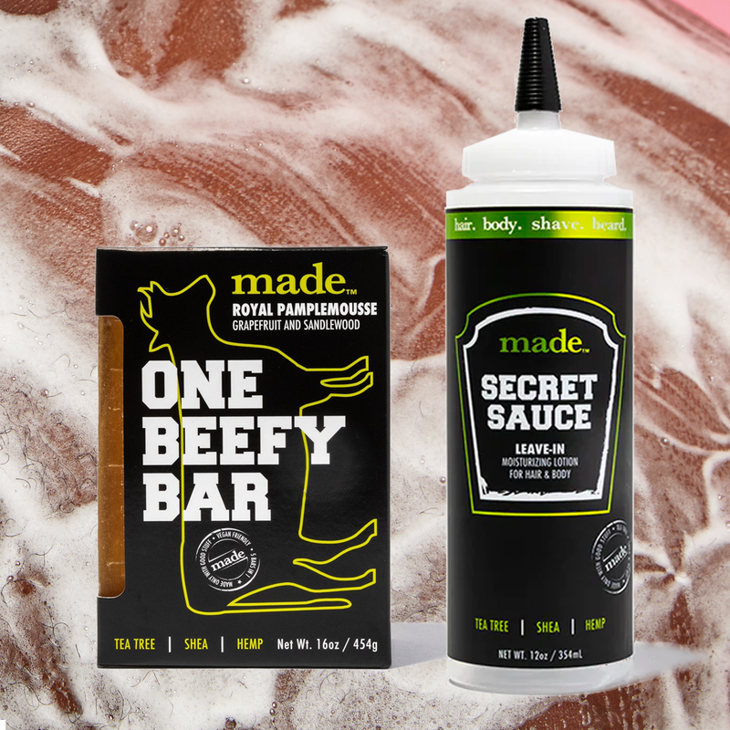 Made™ The Two-Piece Bundle Black Secret Sauce & Royal Pamplemousse™ Bar,Secret Sauce & Rum Runner™ Bar,Secret Sauce & Good Rub BBQ™ Bar