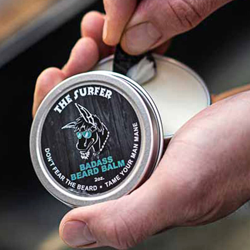 Badass Beard Care The Surfer Beard Balm BALM Dark Slate Gray BABC
