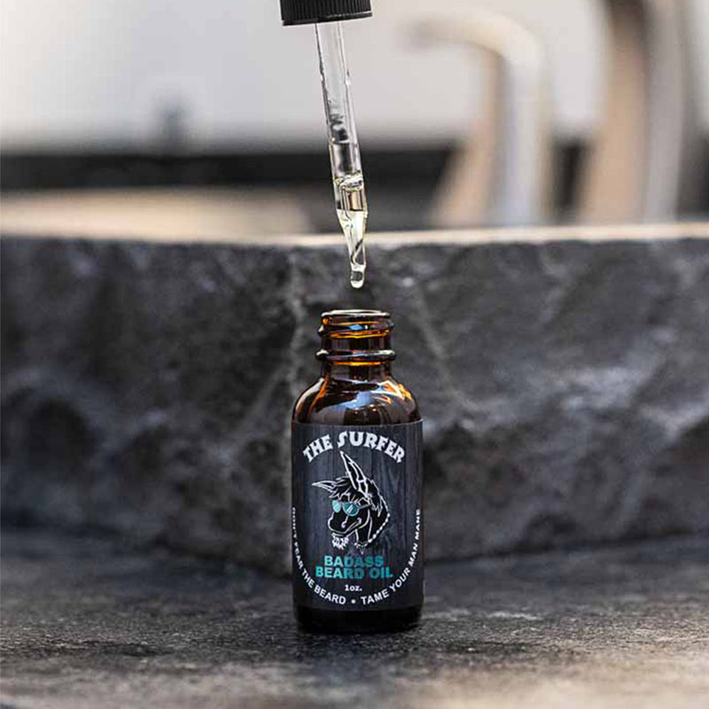 Badass Beard Care The Surfer Beard Oil OIL Dark Slate Gray BABC
