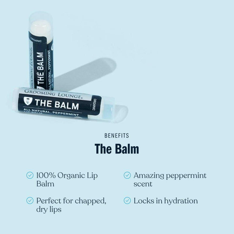 Grooming Lounge Grooming Lounge The Balm 3 Pack (Save $4) Lip Balms Pale Turquoise