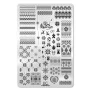 UberChic Beauty The Ultimate DIY Sweater Stamping Plate Light Gray