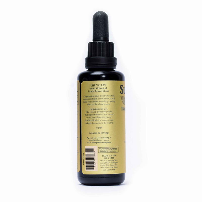 Sun Potion The Valley Transcendent Elixir Adaptogen Black 50 ml - The Valley Elixir
