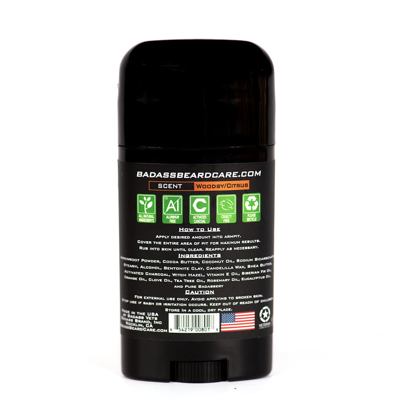 Badass Beard Care The Viking Deodorant Stick DEODORANT Black BABC