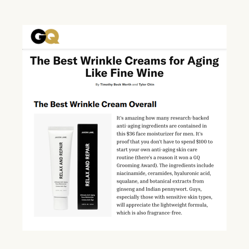 JAXON LANE Relax And Repair - Ultimate Anti Aging Moisturizer Face Moisturizer White Smoke