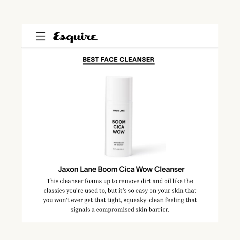 JAXON LANE Boom Cica Wow - Barrier Boost Gel Cleanser face wash White Smoke