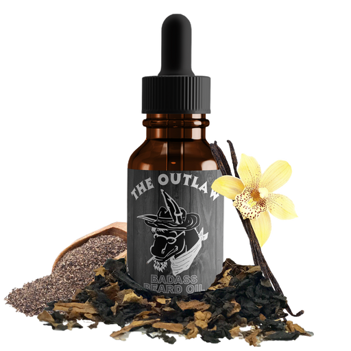 Badass Beard Care The Outlaw Beard Oil OIL Dark Slate Gray BABC