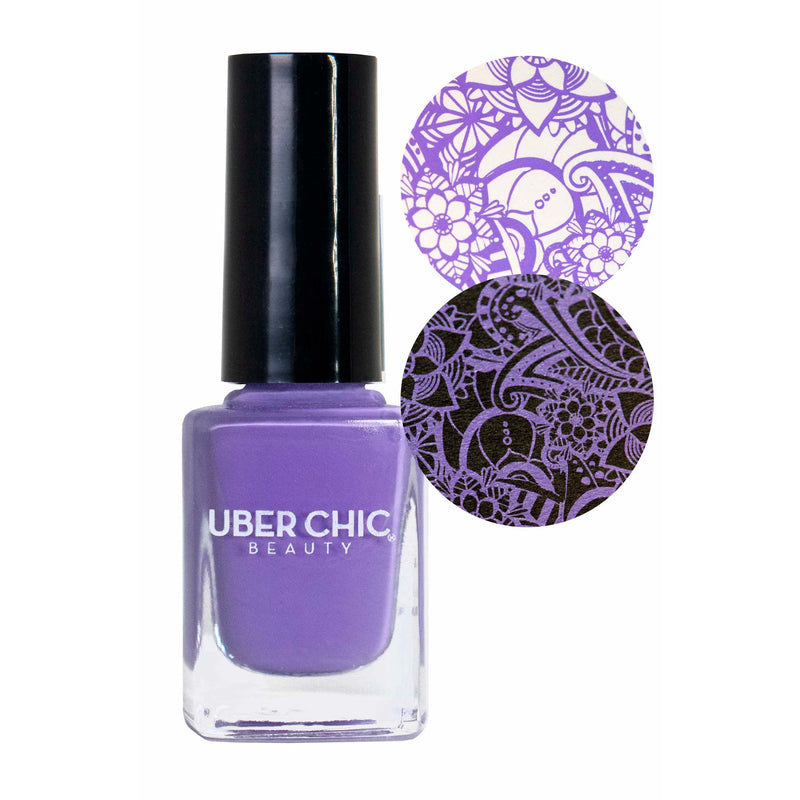 UberChic Beauty There Is Nothing Lilac - Stamping Polish Stamping Polish Light Slate Gray