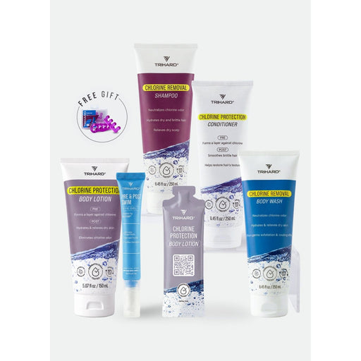 TRIHARD The Ultimate Swim Care Kit Pre-Built Bundle Alice Blue 5 Units / 930 ML