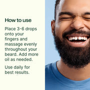 Plant Therapy Hair Therapy Thicker Beard - Beard Oil Hair & Skin Care Seashell 30 mL