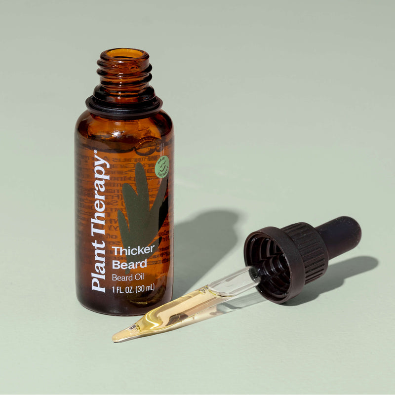 Plant Therapy Hair Therapy Thicker Beard - Beard Oil Hair & Skin Care Gray 30 mL