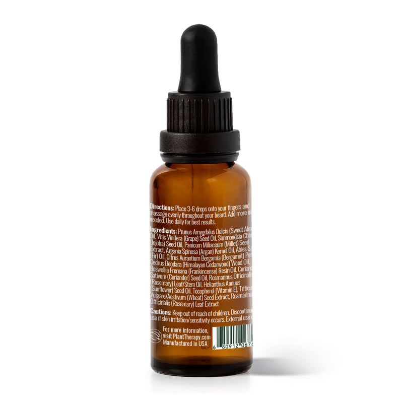 Plant Therapy Hair Therapy Thicker Beard - Beard Oil Hair & Skin Care White Smoke 30 mL
