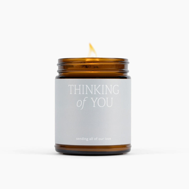 Fontana Candle Co Thinking of You Jar Candle Candles Gray