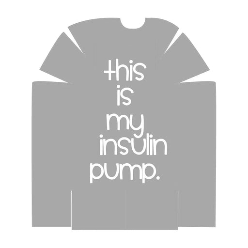 Peelz This is my insulin pump - Grey - Pod Sticker – Pump Peelz Peelz/Stickers Dark Gray This is my insulin pump - Grey - OmniPod