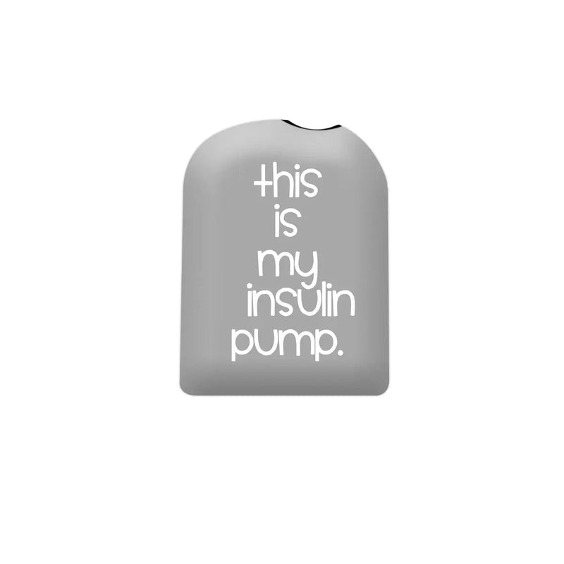 Peelz This is my insulin pump - Grey - Pod Sticker – Pump Peelz Peelz/Stickers Dark Gray This is my insulin pump - Grey - OmniPod