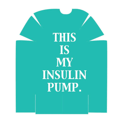 Peelz This is my insulin pump - Teal - Pod Sticker – Pump Peelz Peelz/Stickers Light Sea Green This is my insulin pump - Teal - OmniPod