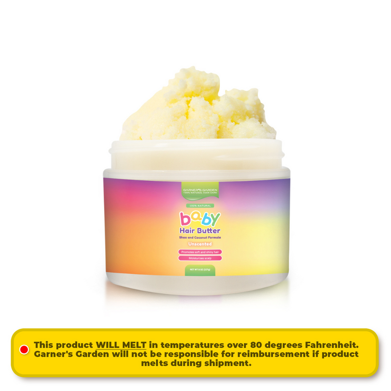 Garner's Garden Baby Hair Butter Baby Care White Smoke Baby Hair Butter 4oz,Baby Hair Butter 8oz