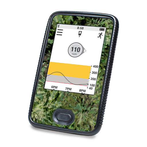 Peelz Tie Dye Camo DEXCOM G6 Touchscreen Receiver Peelz/Stickers White Smoke
