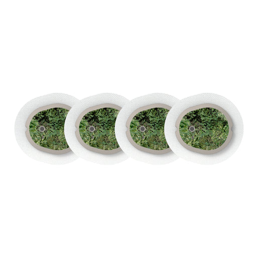 Peelz Tie Dye Camo Designed for the DEXCOM G7 and Stelo Transmitter Peelz/Stickers White Smoke 4-pack (Set of 4 Stickers)