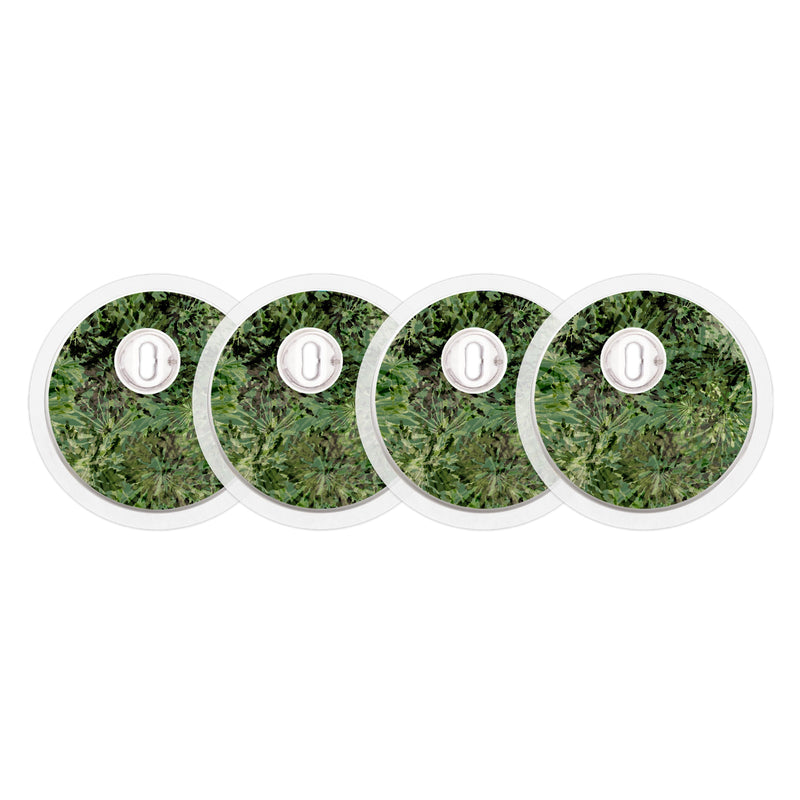 Peelz Tie Dye Camo Designed for the FreeStyle Libre 3 Plus & Lingo  Sensor Peelz/Stickers White Smoke 4-pack (Set of 4 Stickers)