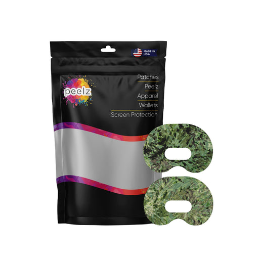 Peelz Tie Dye Camo Medtronic Guardian Connect Patch Tape - Pump Peelz Patch Medical Tape White Smoke 12-Pack (Set of 12 Patches),4-Pack (Set of 4 Patches)