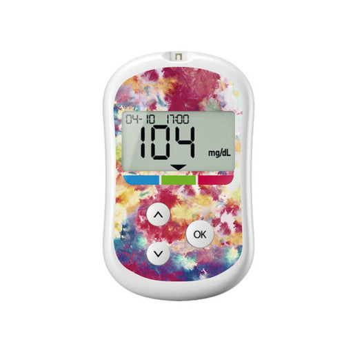 Peelz Tie Dye for OneTouch Verio Flex Glucometer Peelz/Stickers White Smoke