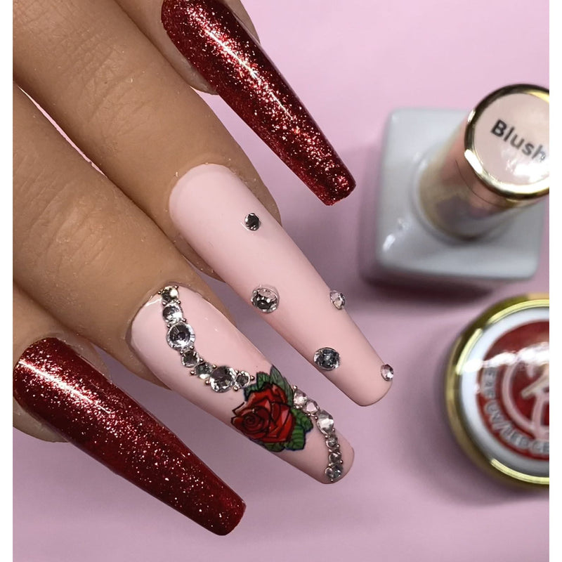 Red Iguana LLC Muse Greek Goddess Gel Nail Art Thistle