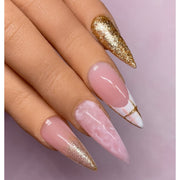 Red Iguana LLC Hemera Greek Goddess Gel Nail Art Dark Salmon