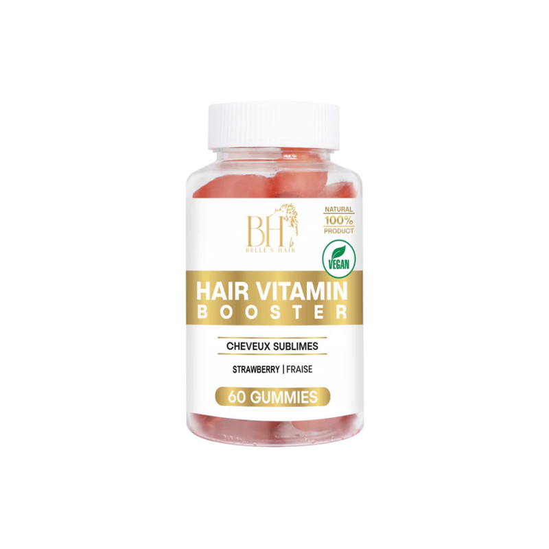 Belle's Secrets Hair Vitamin Booster Gummies Supplements Antique White