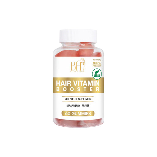 Belle's Secrets Hair Vitamin Booster Gummies Supplements Antique White