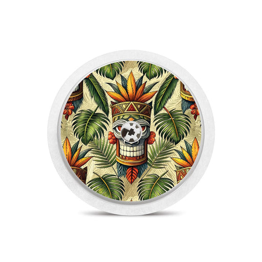 Peelz Tikis Freestyle Libre 2 Peelz/Stickers White Smoke Receiver + Sensor,Sensor Only