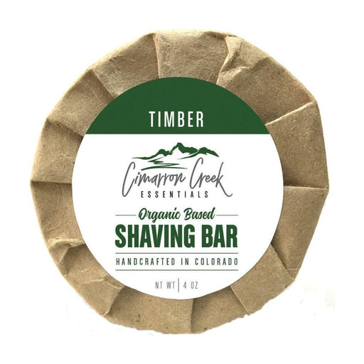 Cimarron Creek Essentials Timber Organic Shaving Bar Soap 3.2oz Shaving & Grooming Rosy Brown Single Bar,2 Pack,3 Pack