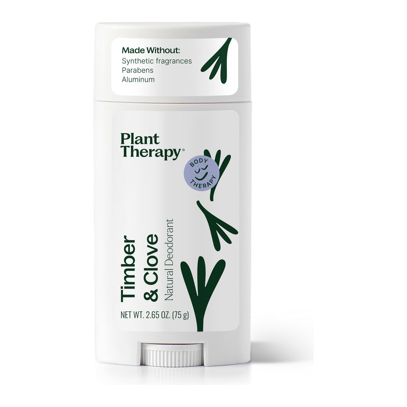 Plant Therapy Timber & Clove Natural Deodorant Body Care Lavender 2.65 oz
