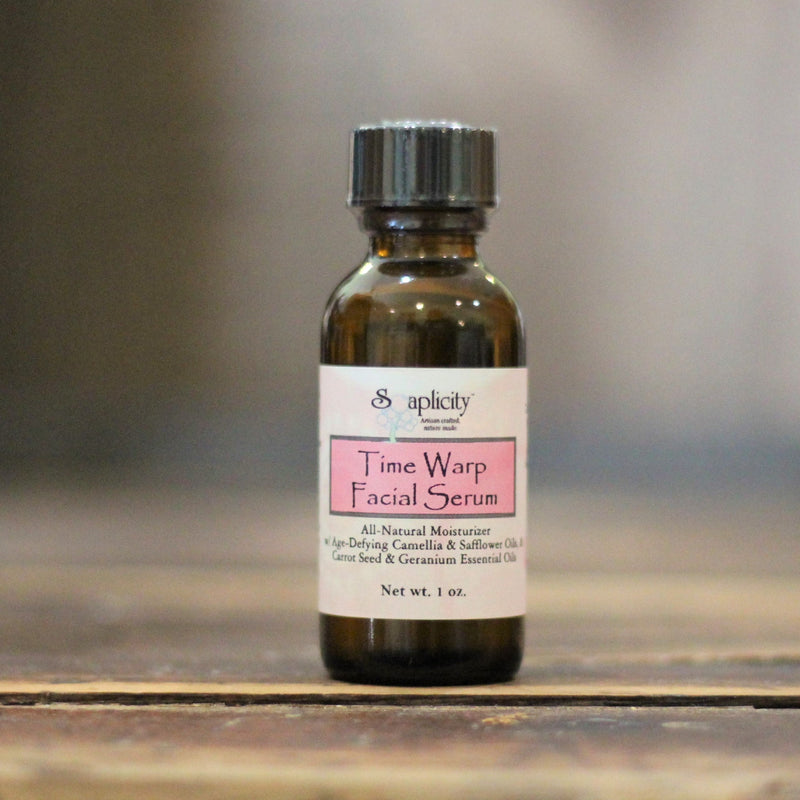 Soaplicity Time Warp Facial Serum for Mature Skin Facial Moisturizer Rosy Brown