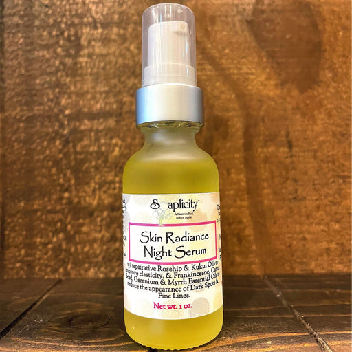 Soaplicity Time Warp Skin Radiance Night Serum Facial Serum Sienna
