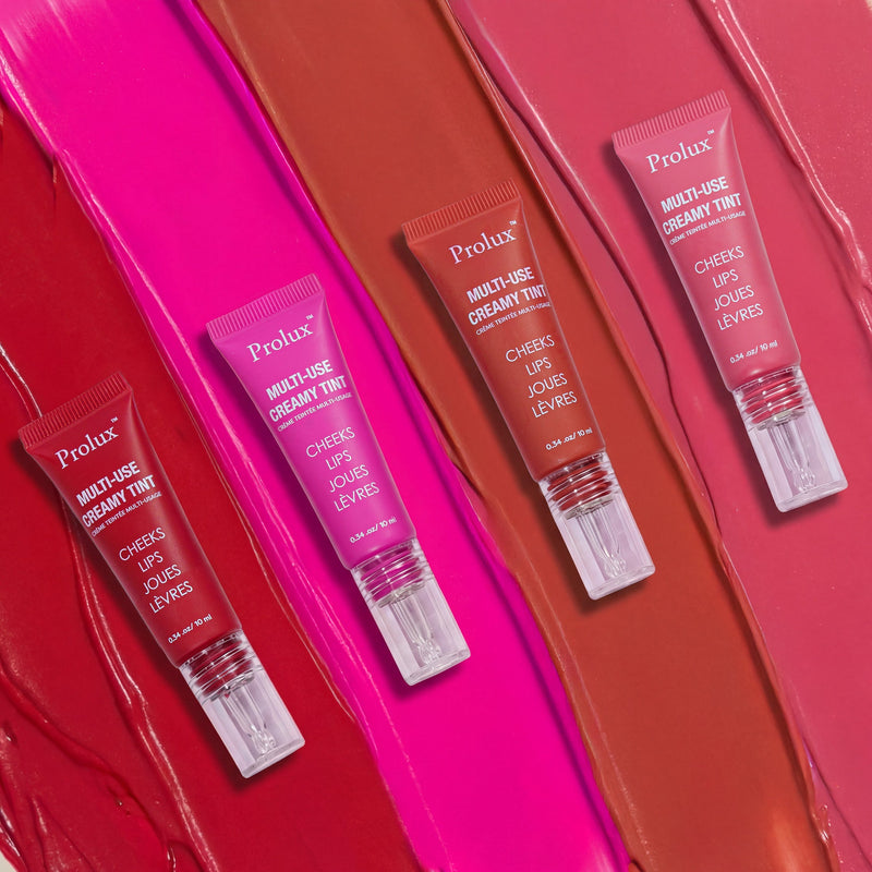 Prolux Cosmetics Multi-Use Creamy Tint: Lip and Cheek Tint Brown Pink,Blush,Apricot,Rose