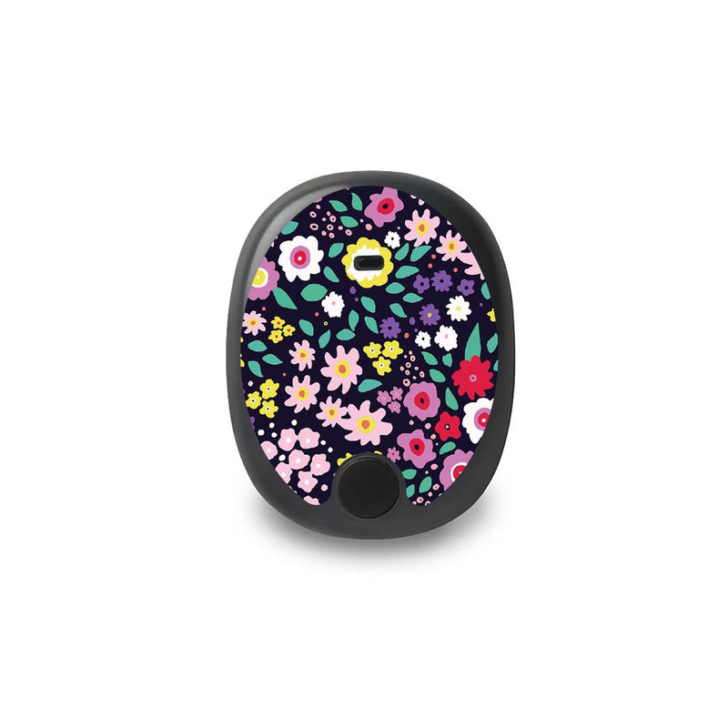 Peelz Tiny Flowers Eversense Smart Transmitter Peelz/Stickers White Smoke
