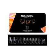 UberChic Beauty 600 Soft Gel Tips: Almond - Medium Tan