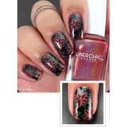 UberChic Beauty Tis The Season Stamping Plate Rosy Brown