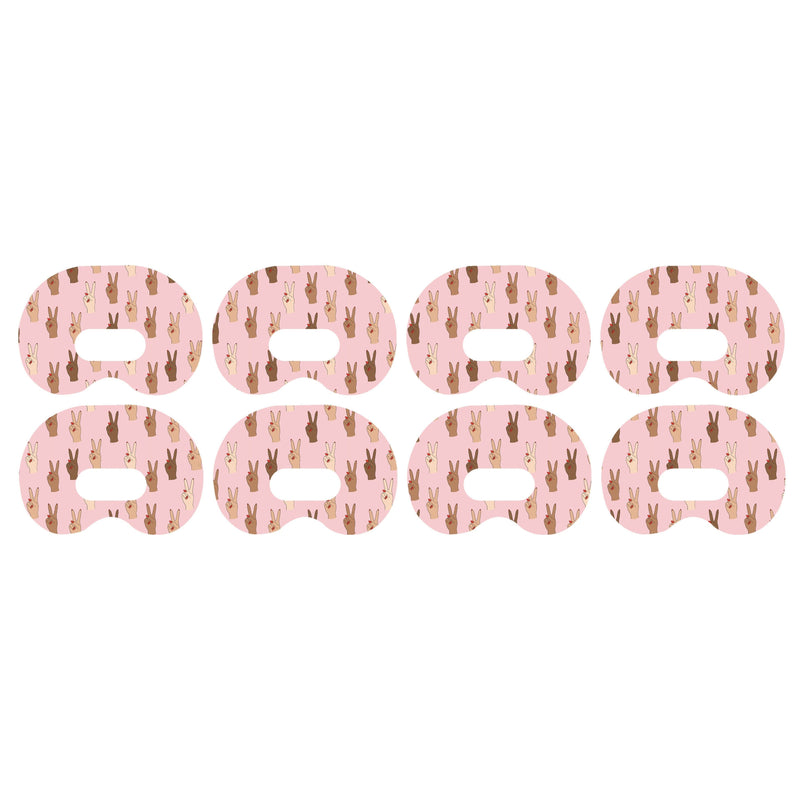 Peelz Together Medtronic Guardian Connect Patch Tape - Pump Peelz Patch Medical Tape White Smoke 4-Pack Medtronic CGM Tape