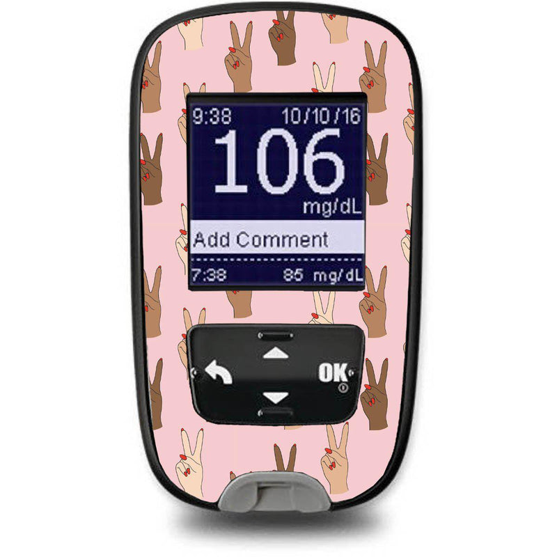 Peelz Together Sticker for the Accu-Chek Guide Glucometer Peelz/Stickers White Smoke