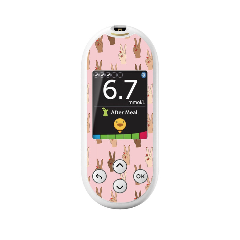 Peelz Together for OneTouch Verio Reflect Glucometer Peelz/Stickers Thistle