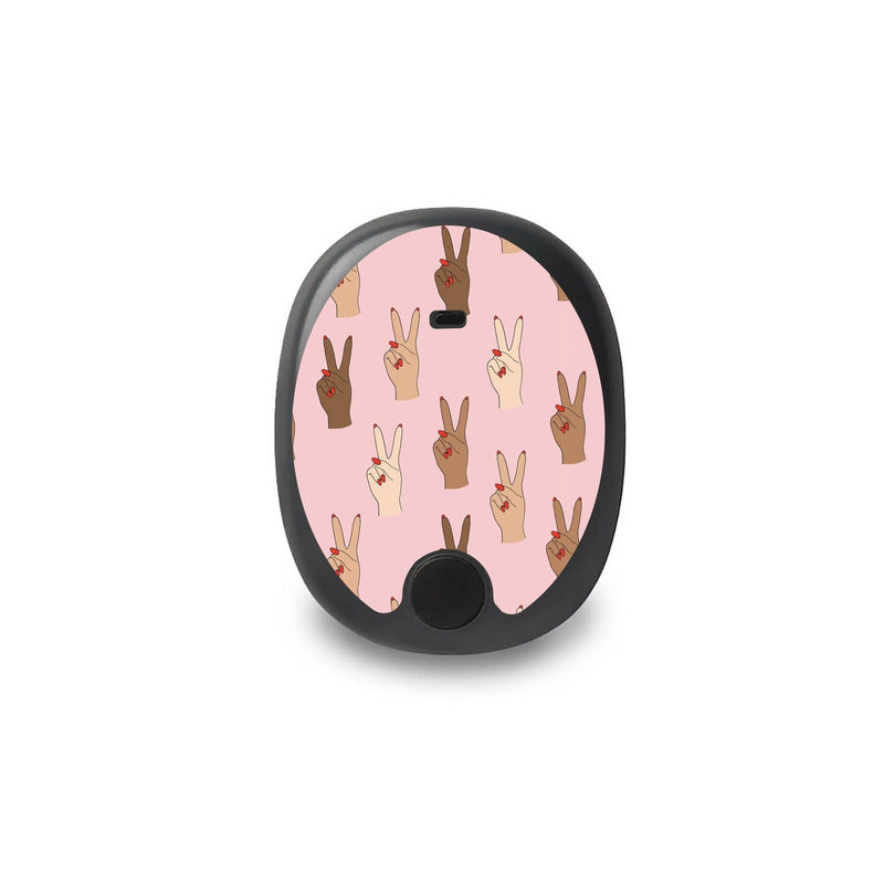 Peelz Together for the Eversense Smart Transmitter Peelz/Stickers Pink