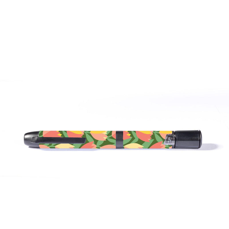 Peelz Tons Of Tulips InPen - Smart Insulin Pen Peelz/Stickers White Smoke