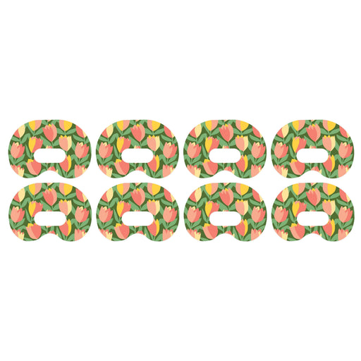Peelz Tons Of Tulips Medtronic Guardian Connect Patch Tape - Pump Peelz Patch Medical Tape Seashell 4-Pack Medtronic CGM Tape