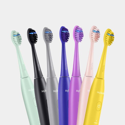 MySmile DY156 Essential Sonic Toothbrush Lavender Pink,Purple,Blue,Black,Gray,Green,Yellow