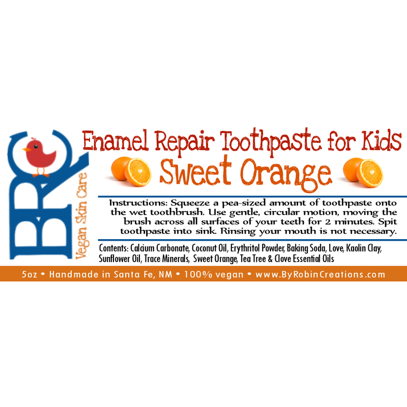 By Robin Creations Enamel Repair Toothpaste for Kids Toothpaste White Smoke 1 Tube / Tropical Fruit,1 Tube / Sweet Orange,3 Tubes / Tropical Fruit,3 Tubes / Sweet Orange
